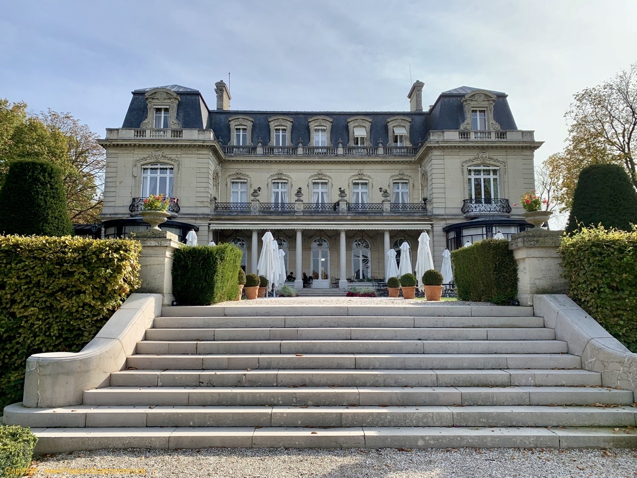 Restaurant Les Crayères - La terrasse