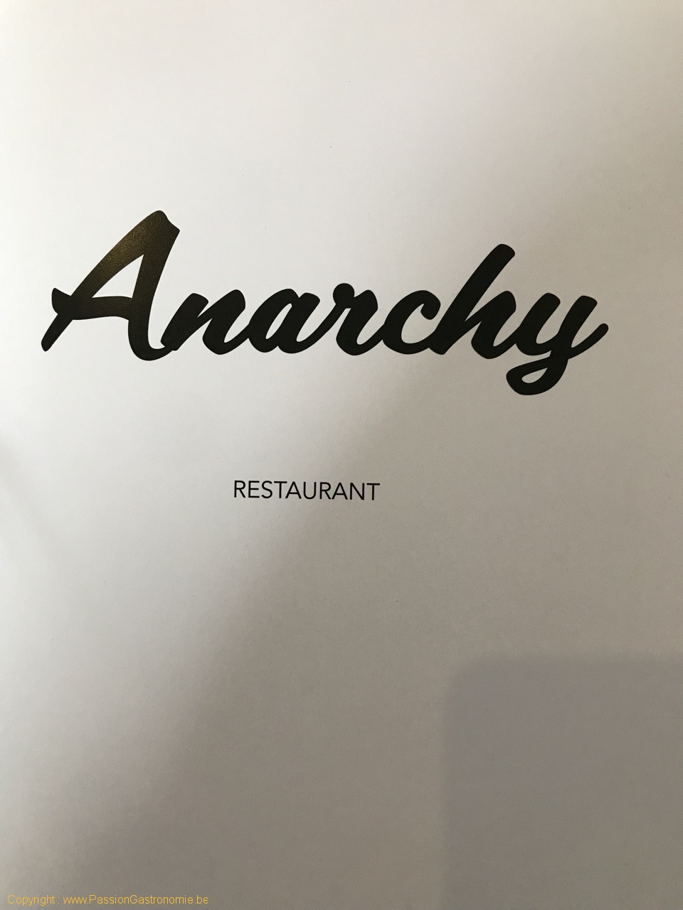 Restaurant Anarchy - Le logo