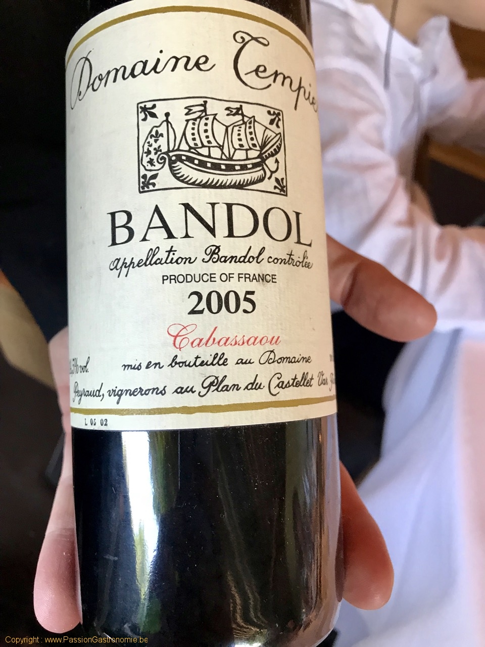 Restaurant Celler de Can Roca - Domaine Tempier La Migoua 2005 Bandol