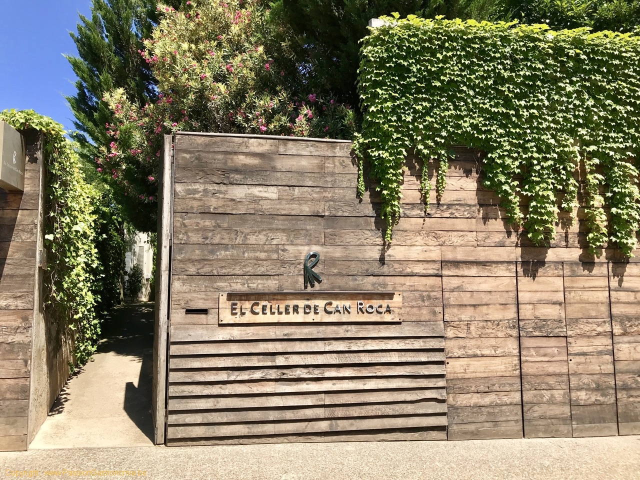 L'entrée, mythique du restaurant Celler de Can Roca