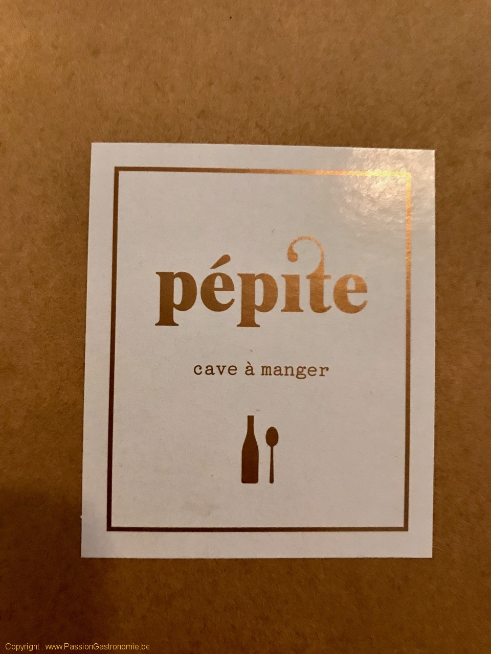 Restaurant Pépite cave à manger - Logo