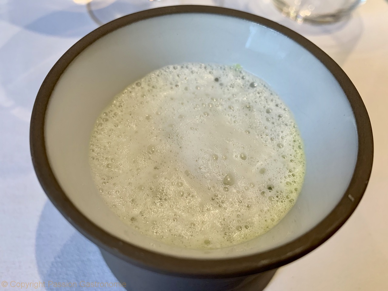 Restaurant Stirwen - Mise en bouche : soupe de cresson